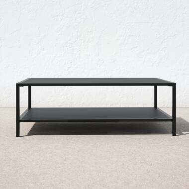 Outdoor black deals metal coffee table